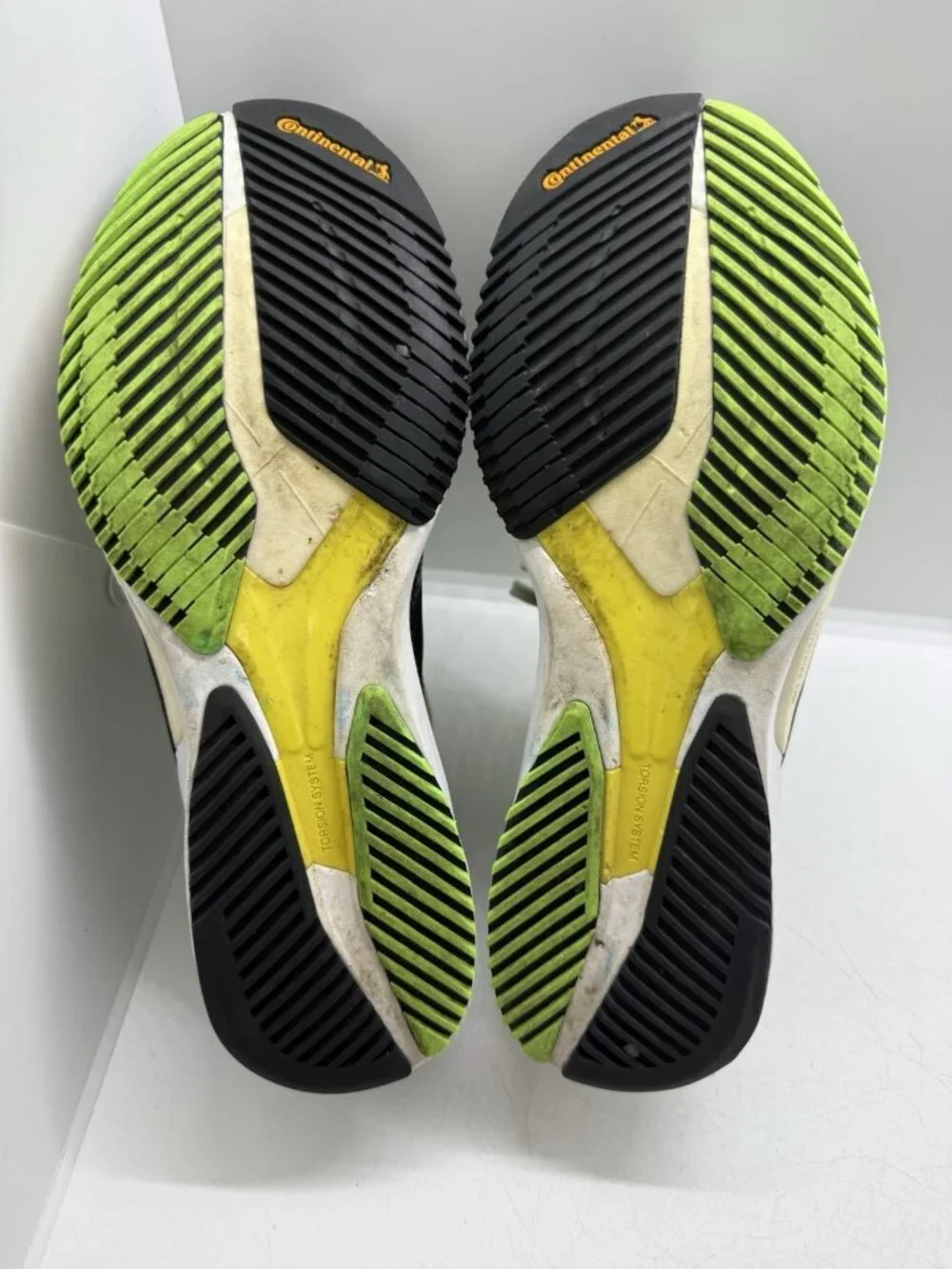Adidas Adizero Adios 7 Black Solar Green GY8408 Women's Sz US 6.5 Athletic Shoes